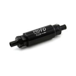 Speedmaster - Speedmaster PCE132.1009.01 Inline Billet Aluminum Fuel Filter 9/16-18 Male Black - Image 1