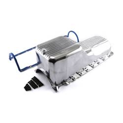 Speedmaster - Speedmaster PCE300.1030.02 Polished Alum Oil Pan/Gasket Kit 80-85 Chevy SB - Image 1