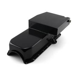 Speedmaster - Speedmaster PCE300.1024.02 7Qt Circle Track RH 2Pc RMS Blk Oil Pan for Chevy SB - Image 1