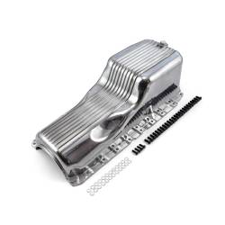 Speedmaster - Speedmaster PCE300.1092.01 Polished Finned Alum Oil Pan for 91Up BBC 1Pc Gen 5/6 - Image 1