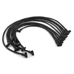 Speedmaster - Speedmaster PCE390.1006.01 90-DEG Over Covers Male Black Spark Plug Wires Chevy - Image 1