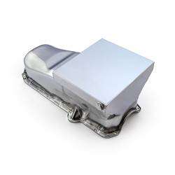 Speedmaster - Speedmaster PCE300.1066.02 7Qt Drag Rear Sump RH 2Pc RMS Chrome Oil Pan Chevy SB - Image 2