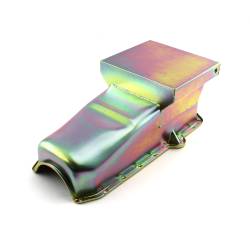 Speedmaster - Speedmaster PCE300.1066.01 7Qt Drag Rear Sump RH 2Pc RMS Zinc Oil Pan Chevy SB - Image 1