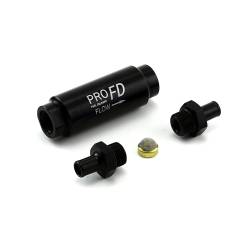 Speedmaster - Speedmaster PCE132.1009.01 Inline Billet Aluminum Fuel Filter 9/16-18 Male Black - Image 2
