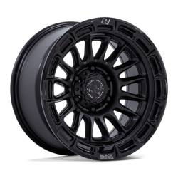 Black Rhino Hard Alloys - Black Rhino Wheels BR025 RIVAL 20x9 5x5.0 1mm Black/Black BR025MB20905001 - Image 1