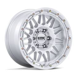 KMC - KMC Wheels KM555 ATTACK 17x8.5 6x4.5 25mm Silver/Machined KM555SD17856425 - Image 1