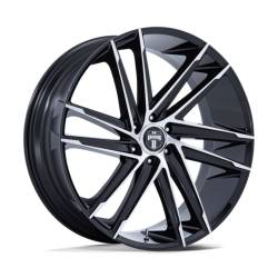 DUB 1PC - DUB Wheels DC275 BLAZE 26x10 6x5.5 25mm Black/Machined DC275BD26106825 - Image 1