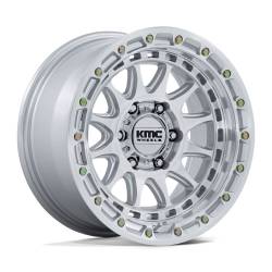 KMC - KMC Wheels KM556SD17855000 KM556 CRUX 17x8.5 5x5.0 0mm Silver/Machined - Image 1