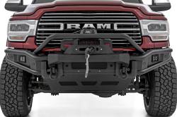 Rough Country Suspension Systems - Rough Country 51212W Tubular Front Winch Bumper Black for 19-26 RAM 2500HD/3500 - Image 3