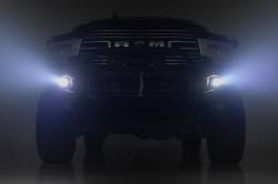 Rough Country Suspension Systems - Rough Country 51212W Tubular Front Winch Bumper Black for 19-26 RAM 2500HD/3500 - Image 6