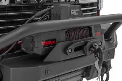 Rough Country Suspension Systems - Rough Country 51212W Tubular Front Winch Bumper Black for 19-26 RAM 2500HD/3500 - Image 4