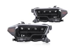 Attica 4x4 - Attica 4x4 CHATT0769-H6-GBC-SQ Apex Series LED Projector for 16-23 Toyota Tacoma - Image 1