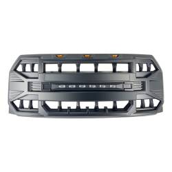 AMERICAN MODIFIED - AMERICAN MODIFIED AMFMAA00115 Armor Grille w/LED Off-Road Lights Matte Black - Image 2