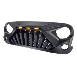 AMERICAN MODIFIED - AMERICAN MODIFIED AMJPAA00122 Goliath Grille w/LED Amber Lights - Image 2