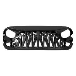 AMERICAN MODIFIED - AMERICAN MODIFIED AMJPAA00110 Shark Grille Glossy Black - Image 2