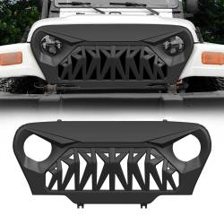AMERICAN MODIFIED - AMERICAN MODIFIED AMJPBA00103 SHARK GRILLE MATTE BLACK - Image 1