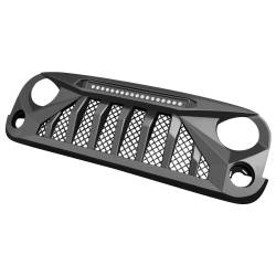 AMERICAN MODIFIED - AMERICAN MODIFIED AMJPAA00115 Gladiator Grille w/LED Off-Road Lights - Image 2