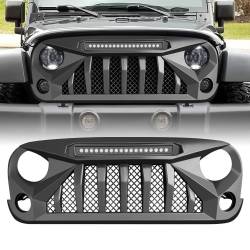 AMERICAN MODIFIED - AMERICAN MODIFIED AMJPAA00115 Gladiator Grille w/LED Off-Road Lights - Image 1