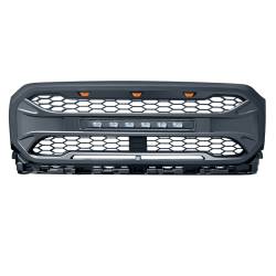 AMERICAN MODIFIED - AMERICAN MODIFIED AMFMAA00120 Armor Grille w/LED Off-Road Lights Matte Black - Image 2