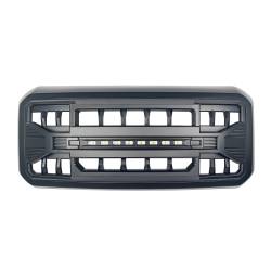 AMERICAN MODIFIED - AMERICAN MODIFIED AMFMFA00105 Armor Grille w/LED Off-Road Lights Matte Black - Image 2