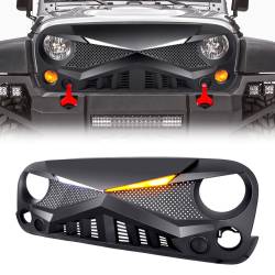 AMERICAN MODIFIED - AMERICAN MODIFIED AMJPAA00126 Hawke Grille w/LED Eyebrow - Image 1
