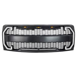 AMERICAN MODIFIED - AMERICAN MODIFIED AMFMAA00124 Raptor Style Grille w/DRL & Sequenal Turn Signal - Image 2