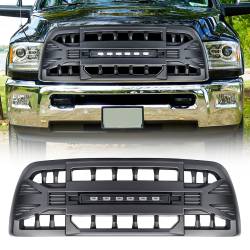 AMERICAN MODIFIED - AMERICAN MODIFIED AMDEBA00143 Armor Grille w/LED Off-Road Lights Matte Black - Image 1