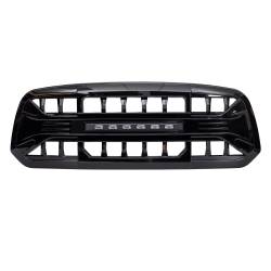 AMERICAN MODIFIED - AMERICAN MODIFIED AMDEBA00151 Armor Grille w/Off-Road Lights Glossy Black - Image 2