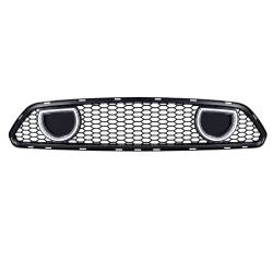 AMERICAN MODIFIED - AMERICAN MODIFIED AMFMCA00615 Mach 1 Style Upper Grille w/LED DRL & Turn Signal - Image 2