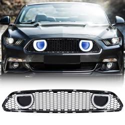 AMERICAN MODIFIED - AMERICAN MODIFIED AMFMCA00617 Mach 1 Style Upper Grille w/LED DRL Turn Signal - Image 1