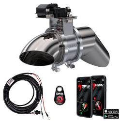 DPW - DPW 30306 DPW Electric Exhaust Cutout 3" Single Kit 30306 - Image 1