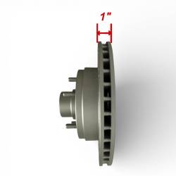 Leed Brakes - Leed Brakes RK6008X Rotor/Pad Kit w/MaxGrip Cross Drilled/Slotted Rotors - Image 2