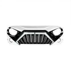 AMERICAN MODIFIED - AMERICAN MOD AMJPAA00148 Goliath Grille w/LED DRL/Turn Signals White/Black - Image 2