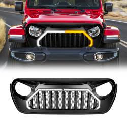 AMERICAN MODIFIED - AMERICAN MOD AMJPCA00143 Gladiator Vader Grille w/LED DRL/Turn Signals - Image 1