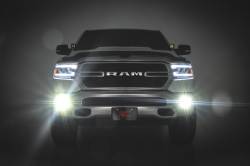 Rough Country Suspension Systems - Rough Country 30005 3.5" LED Pod Fog Light Kit-Flood for 19-24 RAM 1500 - Image 3