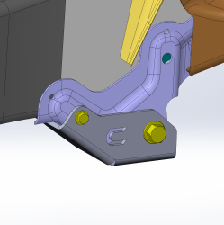 Clayton Off Road - Clayton COR-4110010 Rear Lower CA Bracket Skid Plate for 20+ Gladiator JT - Image 2