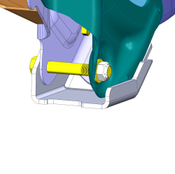 Clayton Off Road - Clayton COR-4110010 Rear Lower CA Bracket Skid Plate for 20+ Gladiator JT - Image 3