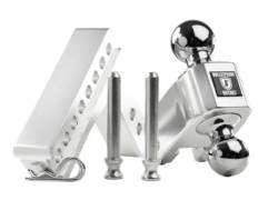 BulletProof Hitches - Bulletproof Hitches AL204S Aluminum 4" Drop/Rise Hitch 2" Shank w/SS Dual Ball - Image 3