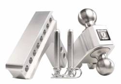 BulletProof Hitches - Bulletproof Hitches AL204S Aluminum 4" Drop/Rise Hitch 2" Shank w/SS Dual Ball - Image 7