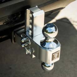 BulletProof Hitches - Bulletproof Hitches AL204S Aluminum 4" Drop/Rise Hitch 2" Shank w/SS Dual Ball - Image 8