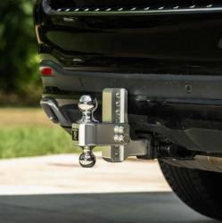BulletProof Hitches - Bulletproof Hitches AL204S Aluminum 4" Drop/Rise Hitch 2" Shank w/SS Dual Ball - Image 9