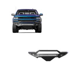 Black Horse Off Road - Black Horse Off Road AFB-SI18-K2 Armour II Heavy Duty Front Bumper Kit - Image 2