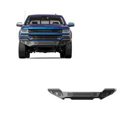 Black Horse Off Road - Black Horse Off Road AFB-SI18-BU Armour II Heavy Duty Front Bumper - Image 2