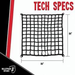BulletProof Hitches - BulletProof Hitches BPCARGONETBLK Black Cargo Net - Image 2