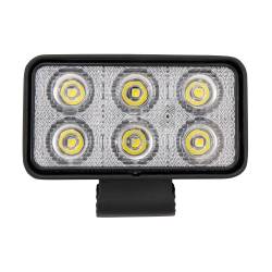 TrailFX - TrailFX 3X2WLF1 4.4x2.2" Rect Utility Light 6 LEDs 1.5W Clear - Image 1