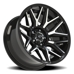 Vision Wheel - Vision Wheel 305-20085GBMF-25 305 Rekluse 20x10 5x5.5 -25mm Black/Machined - Image 1