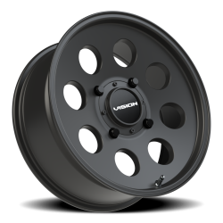 Vision Wheel - Vision Wheel 56 Midway 17x7 4x156 13mm Satin Black 56-177156SB44 - Image 1