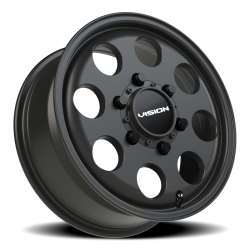 Vision Wheel - Vision Wheel 56-156655SB55 56 Midway 15x6 6x5.5 50mm Satin Black - Image 1