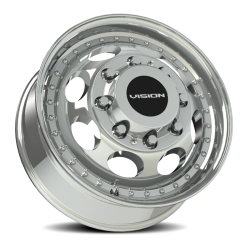 Vision Wheel - Vision Wheel 181Z7680CF142 181Z Hauler 17x6.5 8x200 121mm Chrome - Image 1