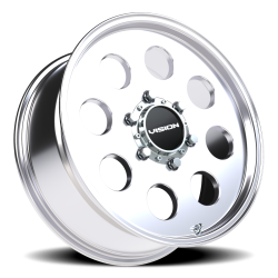 Vision Wheel - Vision Wheel 56-177655P54 56 Midway 17x7 6x5.5 38mm Polished - Image 1